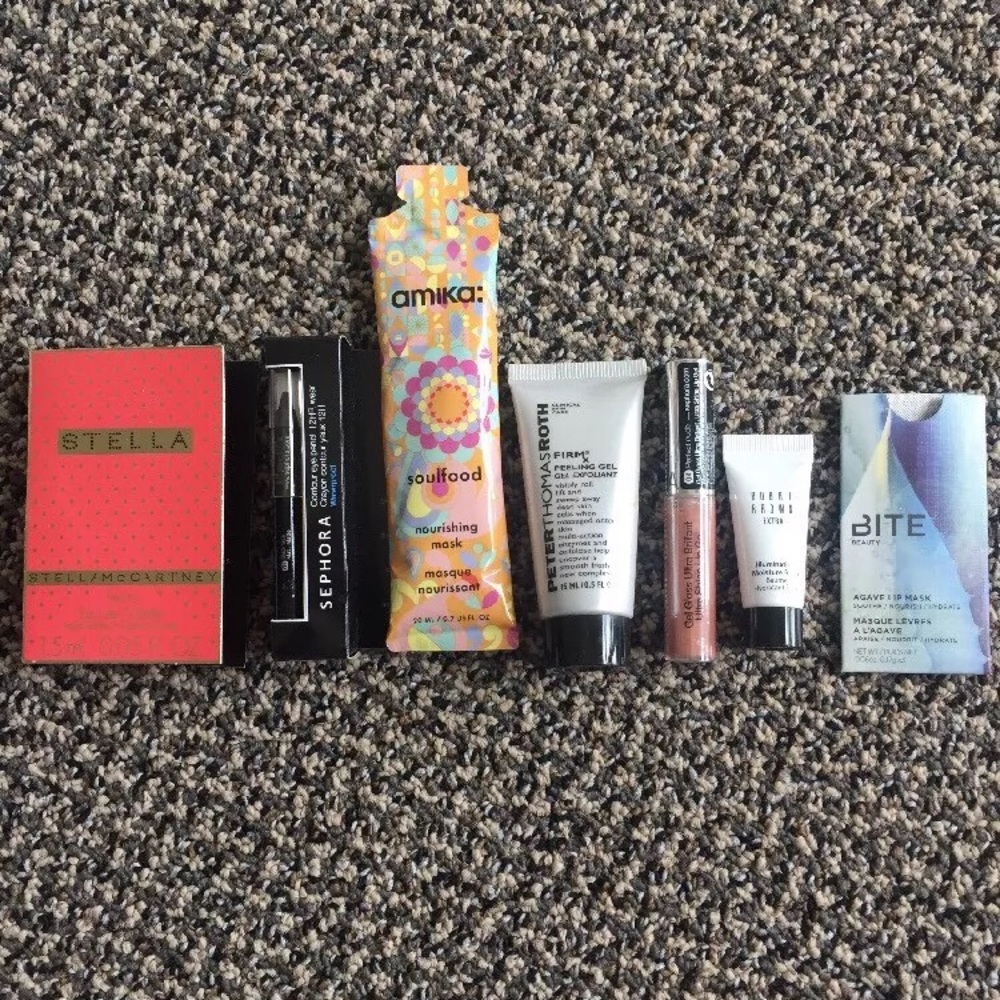 High end LOT Sephora Play 7pcs Beauty Travel Size